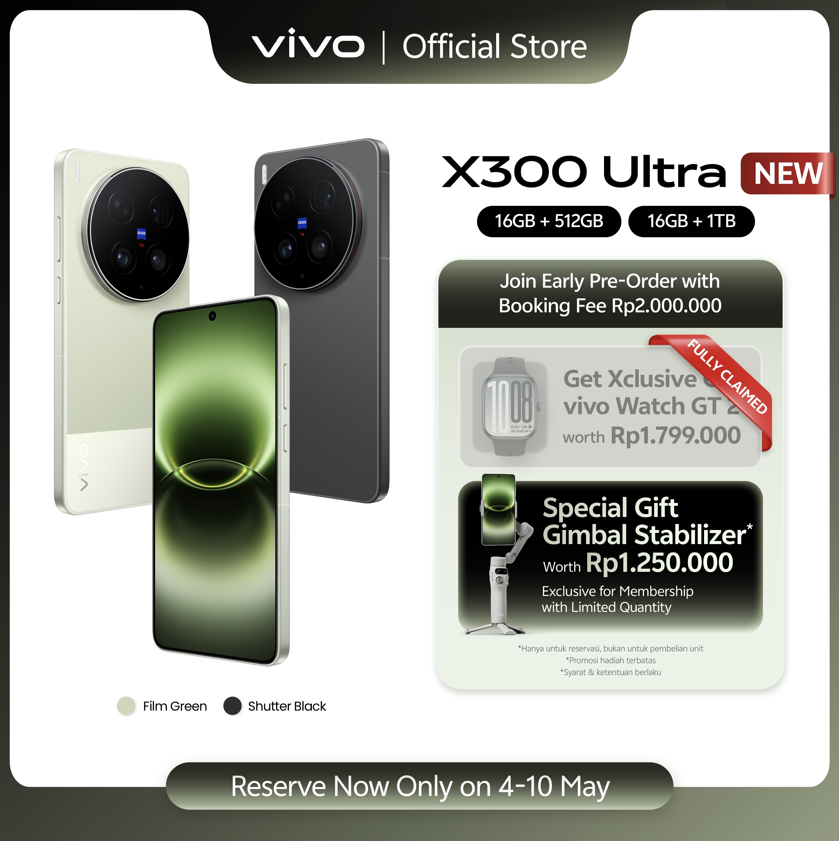 BAYAR UANG MUKA] vivo X300 Ultra