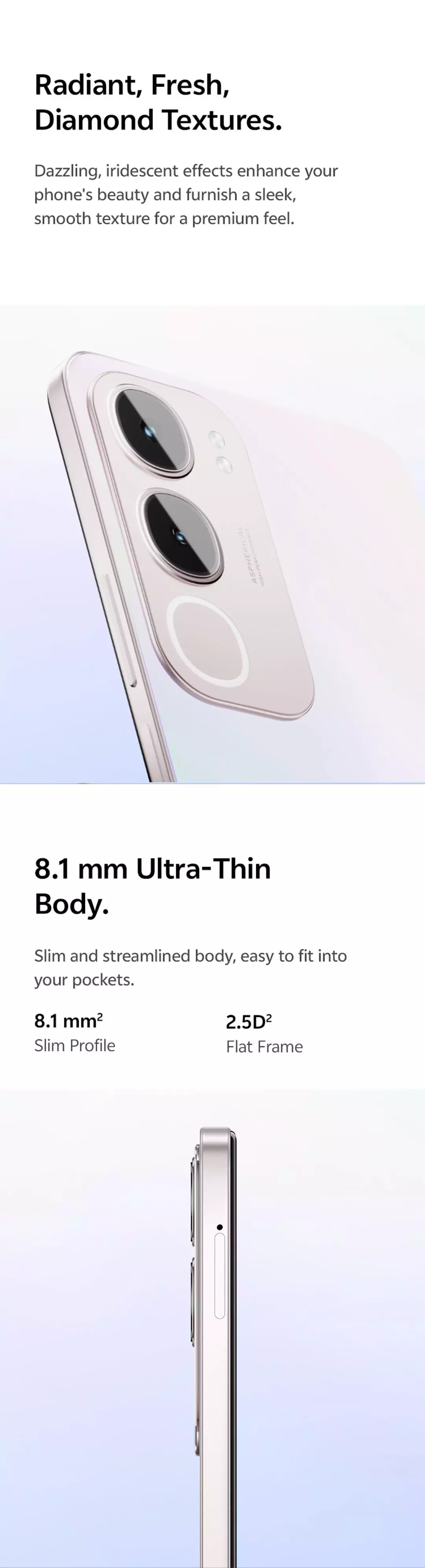 Vivo Y19s Pro 8.1 ultra-thin body - egypt