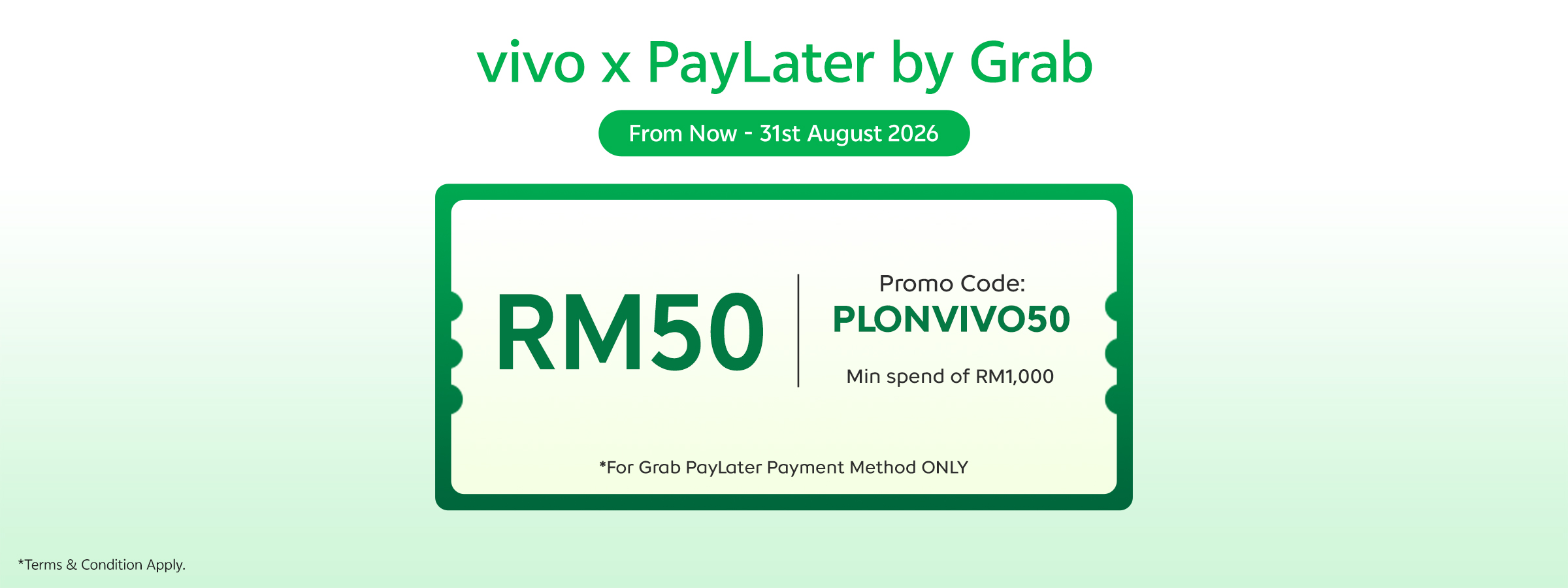Grabpay Later Promotion!